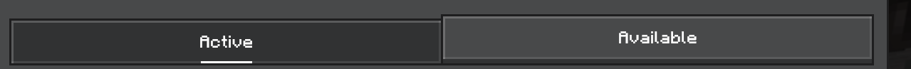 New Edit World Screen Behavior Packs Tab Active Section